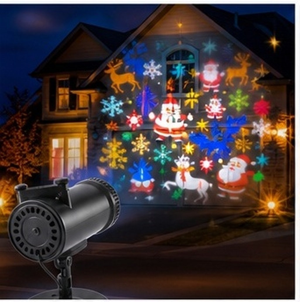 Outdoor Lighting Uk - Lampu Proyektor LED Natal untuk Dekorasi