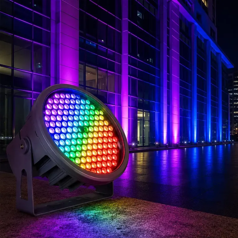 Outdoor Lighting Waterproof - Lampu Sorot LED RGBW SMD DMX512