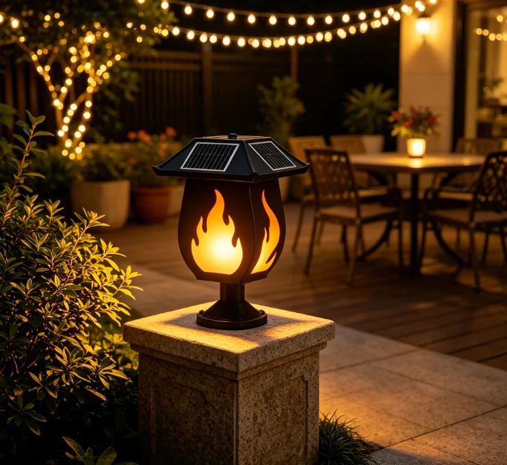 Lampu Hias Tiang Taman Tenaga  - Outdoor Lighting Waterproof ulasan dan harga