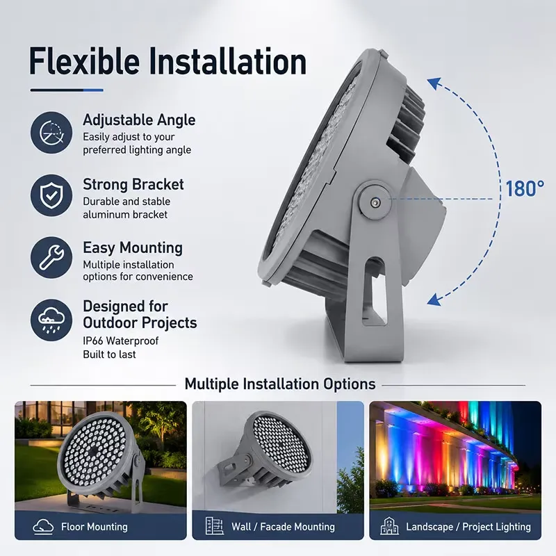 Lampu Sorot LED RGBW SMD DMX51 - Outdoor Lighting Waterproof ulasan dan harga