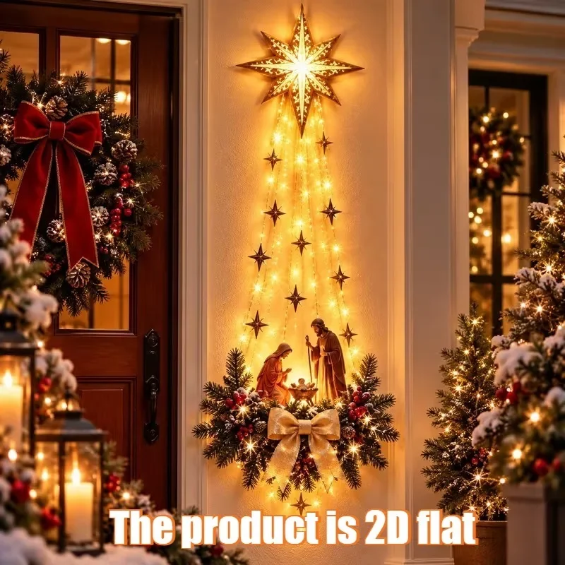 1 buah Hiasan Gantung Pintu Na - Outdoor Lighting Effects ulasan dan harga
